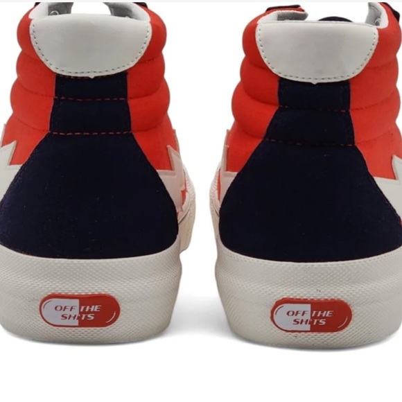 Revenge X Storm High Shoes - Red/Dark Navy